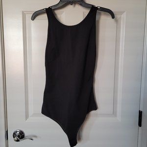 Bebe "Quinn" Ring Detail Back Bodysuit